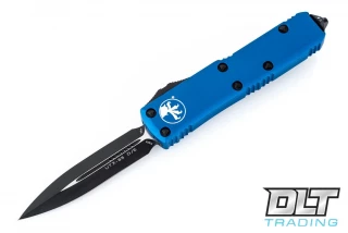 Microtech 232-1BL UTX-85 D/E - Blue Handle - Black Blade