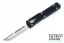 Microtech 419-10 UTX-70 Hellhound T/E - Black Handle - Stonewashed Blade