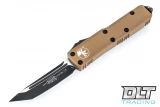 Microtech 233-1TA UTX-85 T/E - Tan Handle - Black Blade