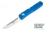 Microtech 123-4BL Ultratech T/E - Blue Handle - Contoured - Satin Blade