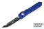 Microtech 123-1PU Ultratech T/E - Purple Handle - Contoured - Black Blade