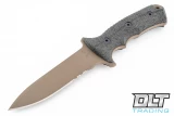 Chris Reeve Green Beret - 5.5" - Flat Dark Earth - Partially Serrated