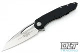 Microtech 196-10BK Sigil - Black Handle - Stonewash Blade