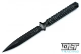 Microtech 115-1 ADO D/E Black Handle - Black Blade