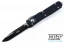 Microtech 121-1 Ultratech S/E - Black Handle - Contoured - Black Blade