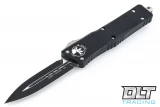Microtech 142-1 Combat Troodon D/E - Black Handle - Black Blade vs Microtech 135-1TQ LUDT S/E - Turquoise Handle - Black Blade