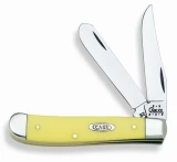 Case Cutlery Mini 2-Blade Trapper with Yellow Handles