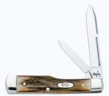 Case Cutlery 2-Blade Small Gunstock Stag Handles