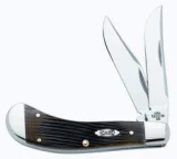 Case Cutlery 2-Blade Saddlehorn Brown Barnboard Bone Pocket Knife