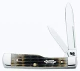 Case Cutlery 2-Blade Small Gunstock Crandall Cutlery Pocket Knife