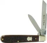 Schrade 2-Blade Hammer Brand Jack Knife Brown Pick Bone Pocket Knife