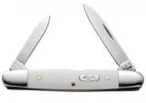 Case Cutlery White Synthetic Eisenhower w/ Ichthus