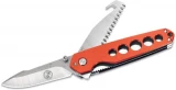 Buck Knives Alpha Crosslock Pocket Knife with Safety Orange Handle