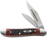Case Cutlery Limited XX Edition Crimson Bone Peanut Two Blade Pocket K