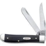 Case Cutlery Trapper Mini Black G-10 Handle Two Blade Pocket Knife