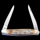 Bear & Son Cutlery Genuine India Stag Horn Muskrat 3 7/8"