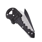 SOG Knives Double Key Tool, Knife & File, Black