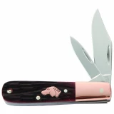 Ka-bar Knives Coppersmith, Brown Bone Handle, Plain, 2 Blades