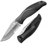 Kershaw Knives Assisted Opening Whirlwind Stonewashed Combo Edge Blade Folder