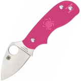 Spyderco Squeak, 2" N690CO Blade, Pink FRN Handle - C154PPN