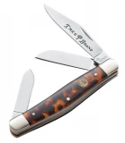 Boker Stockman Faux Tortoise 3 Blade Classic Pocket Knife