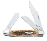 Case Cutlery - Stockman (6347SS) 3 Blade Amber Bone Handle
