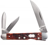 Case Cutlery Bose Chestnut Jigged Bone 3 - Blade Pocket Knife