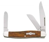 Bear & Son Cutlery 4" Desert Iron Wood Large Stockman