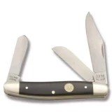 Owl Head Buffalo Horn Stockman 3-Blade Pocket Knife