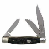 Remington Sportsman Black Derlin Large Stockman 3-Blade Knife