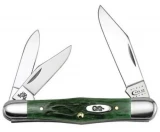 Case Cutlery Pocket Worn Whittler Bermuda Green, 3-Blade