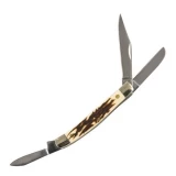 Fury Sporting Cutlery Stockman, Delrin Handle, 3 Blade Pocket Knife