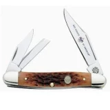 Case Cutlery Whittler 3-Blade Knife with BSA Caramel Bone Handle