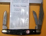 Boker 3-Blade Stockman Pocket Knife with Black Delrin Handle
