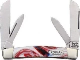 Bear & Son Cutlery Kodiak 3-1/2" Red, White, Blue Pocket Knife