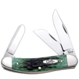 Case Cutlery Pocket Worn Bermuda Green 3- Blade Sowbelly