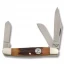Bear & Sons Cutlery 4" Red Stag Bone Large Stockman