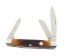 Bear & Sons Cutlery 3 1/4" Red Stag Bone Medium Stockman pocket knife