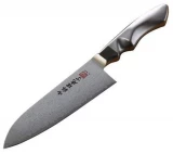Al Mar Knives 7" Santoku Chefs Knife with Stainless Handle