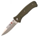 Al Mar Knives Mini SERE 2000 Single Blade Pocket Knife, VG-10, Olive D
