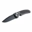 Hogue EX-A03 3.5 in., Automatic Knife with Black Handle, Black Drop Po
