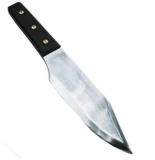 Thrower Supply Mountain Man Style Rendezvous High Carbon Steel Throwing Knife w/ Leather Sheath