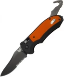 Benchmade 9170BK-ORG Triage Automatic Knife Orange Axis Automatic (3.58" Black) with Orange Handle