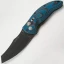 Hogue EX-A04 3.5in Automatic Folder Knife with Blue Lava G-Mascus Handle, 34423