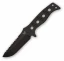 Benchmade 375BKSN Adamas Fixed 4.2" Black D2 Plain Blade with Sheath
