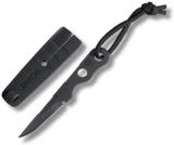 Buck Knives Hartsook Neck Knife, S30V, Black Oxide Coating, Nylon Shea