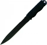 Ontario Knife Company Ranger Shank, Black Cord Wrapped Handle, Black B