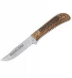 Queen Cutlery Clip Point Sabre Hunter Fixed Blade Knife with Oak Handl