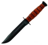 Ka-Bar 4-1261CP-5 Black Short Fighting/Utility Fixed Knife
