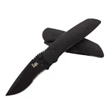 H&K Fugitive Knife Drop-Point Tactical Folder, 3.17" , Made in the USA